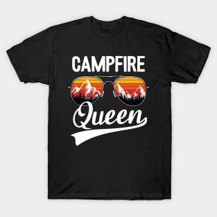 Campfire Queen Funny Camping T-Shirt